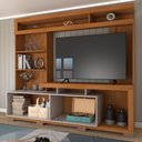 Ver imagem 2 de Estante para Tv até 55 Polegadas Cinema 2 Portas Freijó/off White - Panorama Móveis