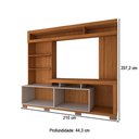 Ver imagem 4 de Estante para Tv até 55 Polegadas Cinema 2 Portas Freijó/off White - Panorama Móveis