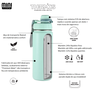 Garrafa Térmica Aço Inox 1 Litro Plus Branca com Listra - Minicool - 8