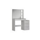 Ver imagem 2 de Penteadeira Camarim com Espelho 4 Gavetas 3 Nichos