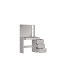 Ver imagem 4 de Penteadeira Camarim com Espelho 4 Gavetas 3 Nichos