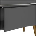Ver imagem 3 de Rack Grafite/carvalho Tv De Até 75" Fio Led Madeira