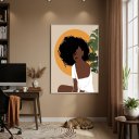 Ver imagem 1 de Quadro Decorativo Vibrações Naturais 70x50cm Mold Branca