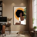 Ver imagem 2 de Quadro Decorativo Vibrações Naturais 70x50cm Mold Branca