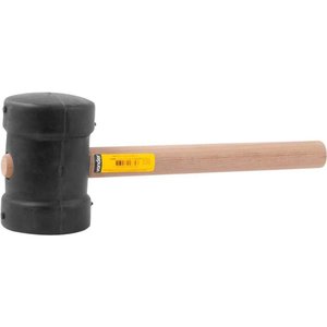 Martelo Borracha 80mm Preto Vonder