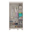 Ver imagem 5 de Guarda-Roupa Infantil 92cm 3 Portas e 2 Gavetas Dengo Multimóveis MP4437 - Off White