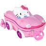 Mochila Mala Infantil Hello Kitty Carro Maxtoy Diplomata com Rodinha Rosa - 1
