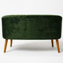 Ver imagem 3 de Sofá Namoradeira Confortável para Sala de Estar Tecido Veludo Luxo