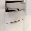 Ver imagem 7 de Cozinha Modulada Compacta em Aço 4 Peças 10 Portas 2 Gavetas Dobradiças Slow Motion Renova Itatiaia Branco