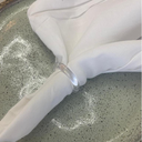 Ver imagem 3 de Kit Argola Cristal Porta Guardanapo, Ideal para Casamento, Mesa Posta e Festas Elegantes