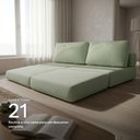 Ver imagem 5 de Sofá Cama 3 Lugares na Caixa 180 cm Versa Bouclê B05 - D'Rossi