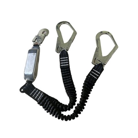 Talabarte Y Elastizado com Abs Absorvedor de Energia Life Cintos Life-6004 Conector 55mm