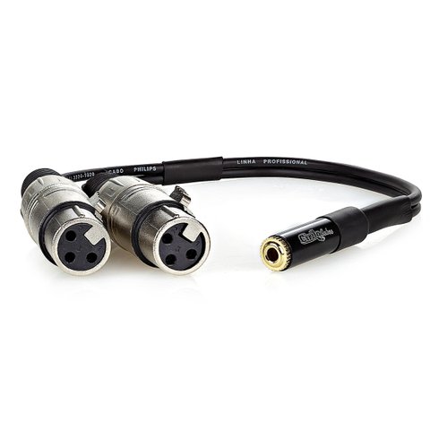 Cabo Adaptador P2 Femea para 2 Xlr Femea - 10 Metros