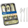 Faqueiro Inox 24 Peças Havana Tramontina Faca Garfo Colher Inteiriça Mesa Posta - 2