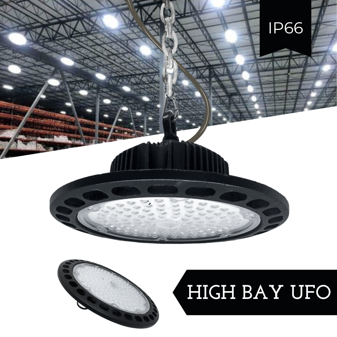 Luminária Led Ufo High Bay 200w Galpão Industrial 6000k - 3