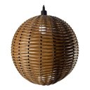 Ver imagem 6 de Kit Utron 3 Lustres Luminária Pendente Junco Globo Bola 35cm Globo 35 Natural
