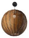 Ver imagem 7 de Kit Utron 3 Lustres Luminária Pendente Junco Globo Bola 35cm Globo 35 Natural