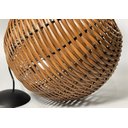 Ver imagem 5 de Kit Utron 3 Lustres Luminária Pendente Junco Globo Bola 35cm Globo 35 Natural