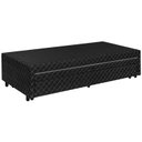 Ver imagem 2 de Base Box Solteiro c/ Baú na Cama Auxiliar Gaby 88x188 Preto