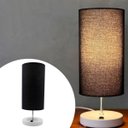 Ver imagem 2 de Abajur Luminaria de Mesa Redondo com Interruptor Ref 84 Decoração Casa Sala Quarto Escritório Moveis