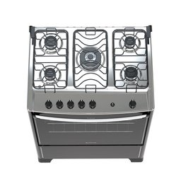 Fogão Atlas New Utop Mesa Inox 5 Bocas Preto Bivolt 300001223 - 3