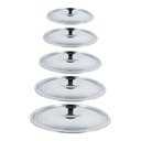 Ver imagem 1 de Kit Tampa Avulsa de Alumínio Leve Polido 18,20,22,24 e 26cm