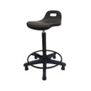 Ver imagem 3 de Banco Semi Sentado Skin (pu) - Sapata Fixa - Ajuste Altura - Aro Apoio