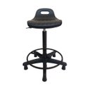 Ver imagem 1 de Banco Semi Sentado Skin (pu) - Sapata Fixa - Ajuste Altura - Aro Apoio