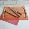 Tábua de Madeira Grande 52cm para Carne Churrasco Tabuleiro de Corte para Cozinha Simonaggio - 5