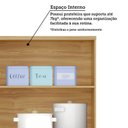 Ver imagem 7 de Armário para Cozinha Aéreo Noruega Espresso Móveis Bege/Amêndoa/Off White