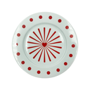 Ver imagem 1 de Prato Sobremesa de Porcelana Tile Vermelho - Casa Toco