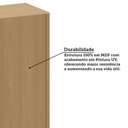 Ver imagem 7 de Armário Aéreo de Canto Reto 2 Portas Lúmina Luciane Móveis Freijó/freijó