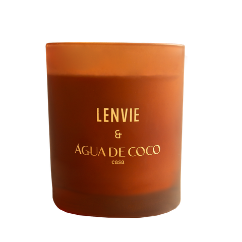 Vela Perfumada Terra do Sol Lenvie+agua de Coco - 210g