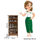 Ver imagem 2 de Armário Multiuso Ambiente Lírio Naturale - Moval