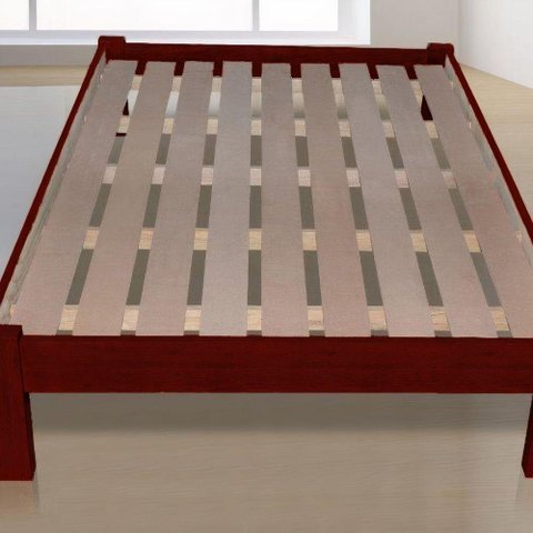 Cama de Casal Turca Porto de Madeira Angelim Mogno