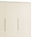 Ver imagem 4 de Guarda-Roupa Retrô 3 Portas Classic New Fosco com Madeira - Reller
