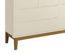 Ver imagem 3 de Guarda-Roupa Retrô 3 Portas Classic New Fosco com Madeira - Reller