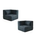 Ver imagem 4 de Sofá Modular 2 Lugares com Braços Laterais Easybox Cabecasa Madeiraoriginals