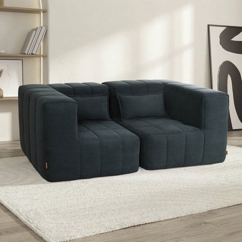 Sofá Modular 2 Lugares com Braços Laterais Easybox Cabecasa Madeiraoriginals