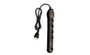 Ver imagem 1 de Filtro De Linha 5 Tomadas Bivolt Preto Qualitronix QFL5 1,20m