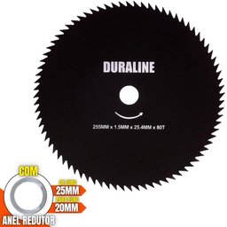 Roçadeira Profissional Tekna RL520AC 52cc + Lâmina 2 Pontas e Lâmina Circular de 80 Dentes - 6