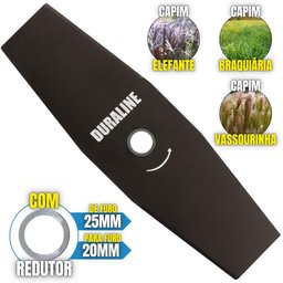 Roçadeira Profissional Tekna RL520AC 52cc + Lâmina 2 Pontas e Lâmina Circular de 80 Dentes - 7