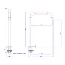 Ver imagem 4 de Bica de Mesa G para Lavatório Quadrada Deca You Cromado 1792.c105