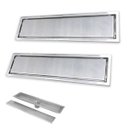 Ver imagem 6 de Ralo Invisivel Linear 40cm Kit 2 Uni Aco Inox Oculto Banheiro Lavabo Anti Inseto Anti Odor Limpeza F