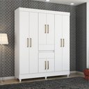 Ver imagem 1 de Jogo de Quarto Roupeiro e Comoda Jena Branco