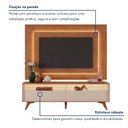 Ver mais imagens de Rack com Painel para TV até 58 Polegadas com LED 100% MDF Pés em Madeira Maciça Austria
