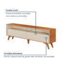 Ver imagem 6 de Rack com Painel para TV até 58 Polegadas com LED 100% MDF Pés em Madeira Maciça Austria