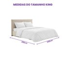Ver imagem 2 de Capa de Edredom Duvet King, Hotel Algodão 200 Fios, Branca