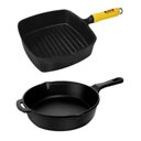 Ver imagem 1 de Kit Frigideira Cabo de Ferro + Cook Grill 22x22