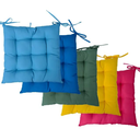 Ver imagem 3 de Assento para Cadeira 40x40 Cm Tecido Oxford Liso 100% Poliéster Várias Cores:vermelho